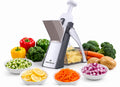ONCE FOR ALL Mandoline Slicer – 5-in-1 Vegetable Chopper & Adjustable Food Slicer