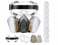 Reusable Respirator Mask Set with Safety Goggles & Filters for Painting, Sanding & DIY