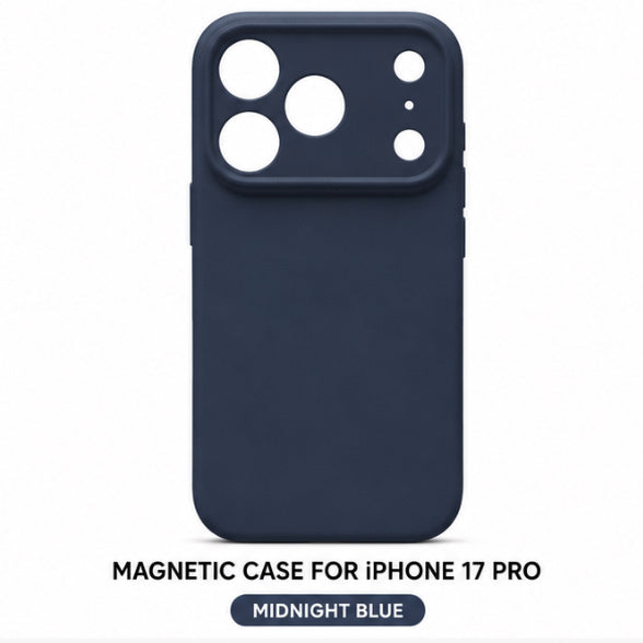 Magnetic Case for iPhone 17 Pro – Midnight Blue