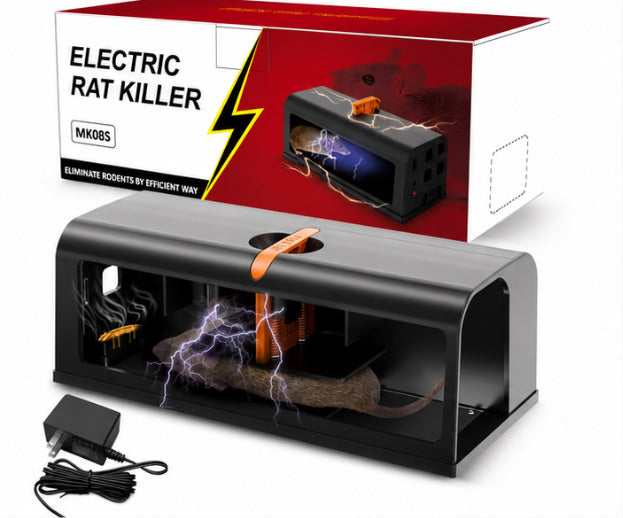 Electric Rat Killer Trap – Humane Indoor Electronic Rodent Zapper for Home & Garage