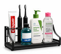 BOTEMY Toothbrush Holder with Instant Drying Stone Bathroom Organizer - Black